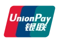 UnionPay logo, representing the Chinese financial services and payment company.